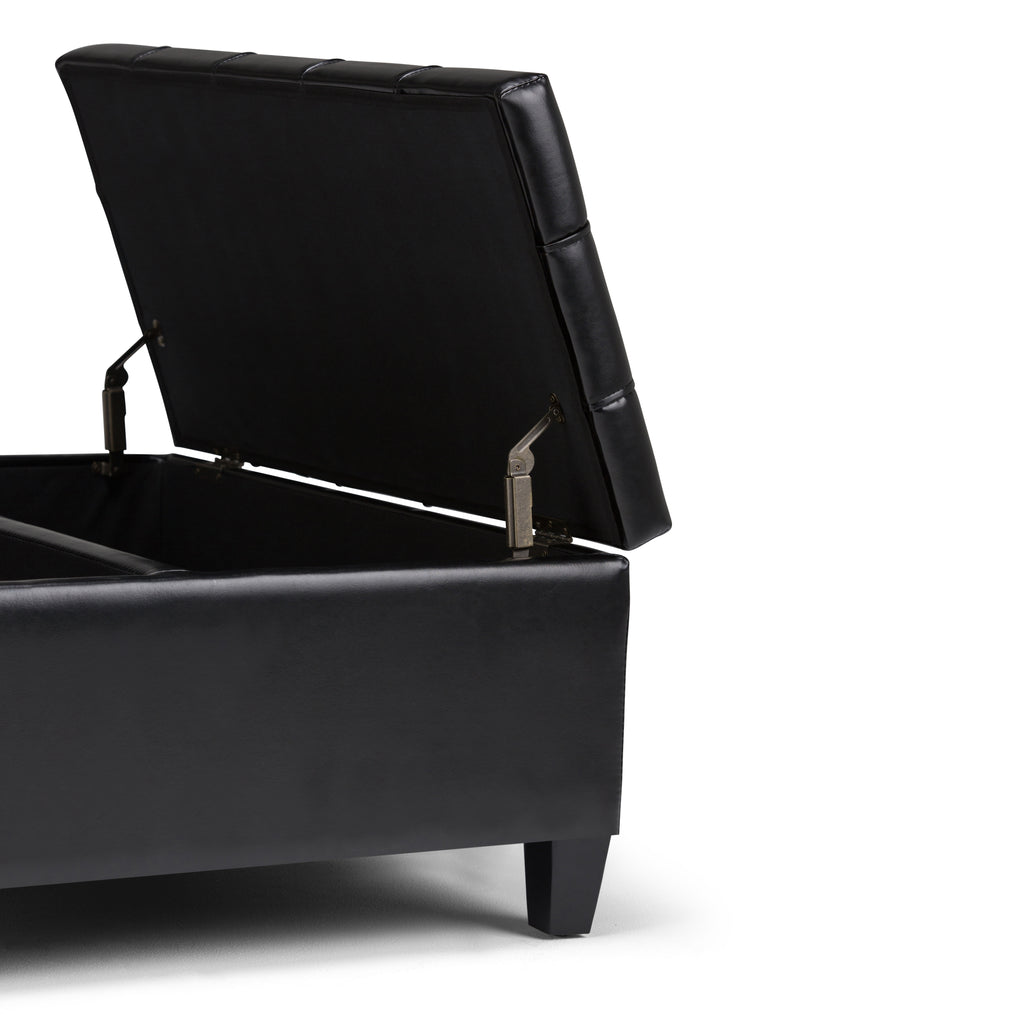 Harrison 36 Inch Wide Coffee Table Storage Ottoman