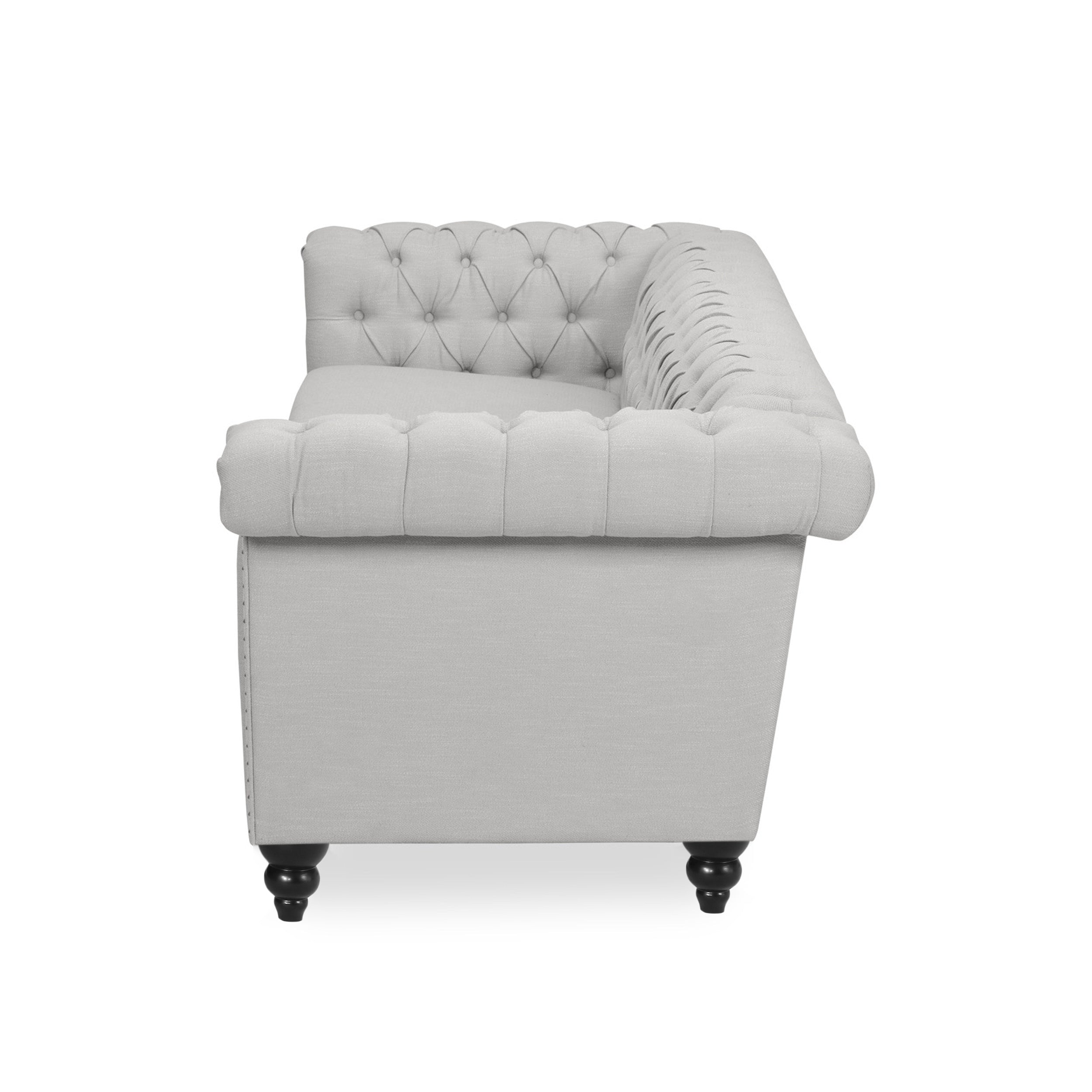 Chesterfield-Style 3 Seater Sofa