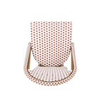 Outdoor PE Rattan and Aluminum French Bistro Chairs, Set of 2