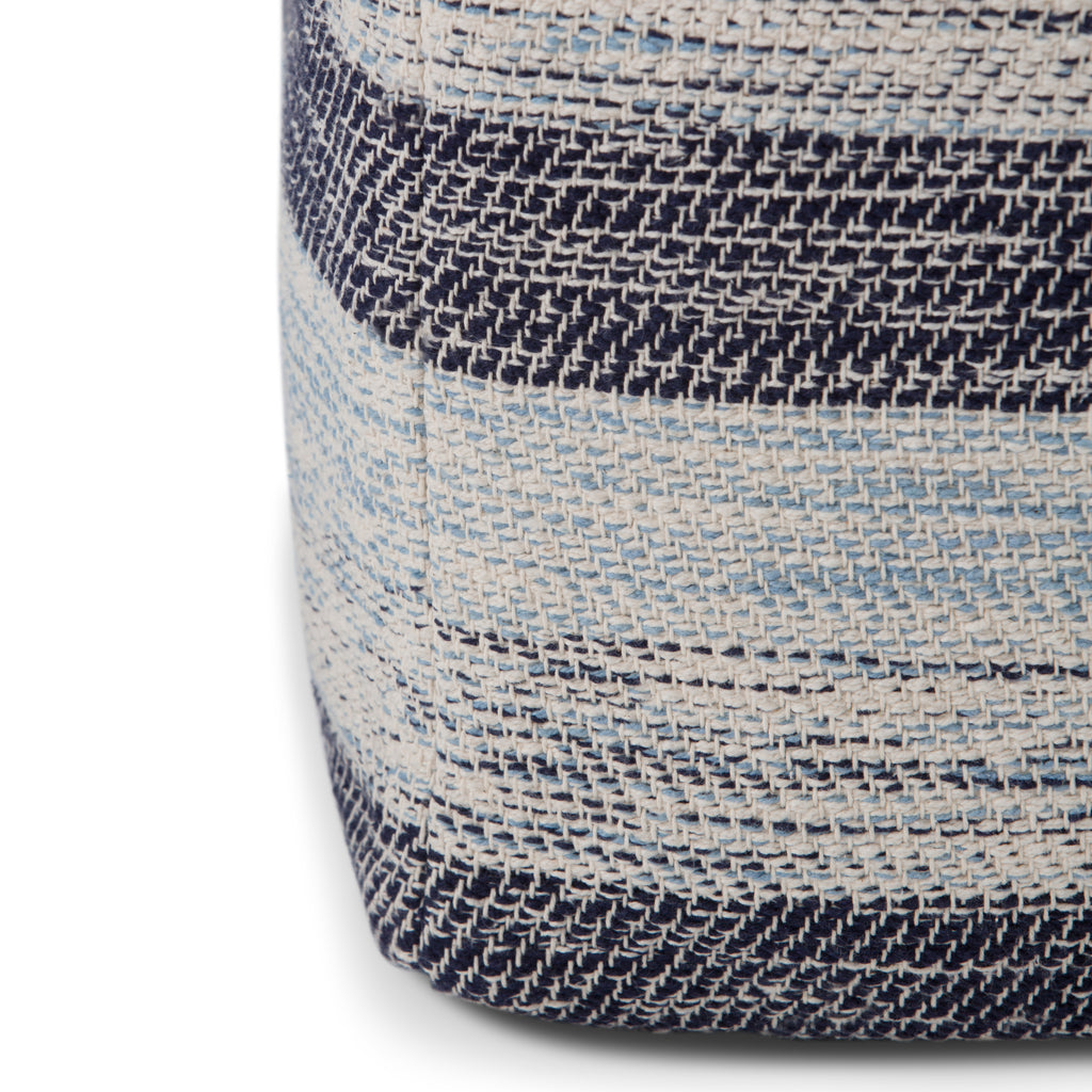 Clay 18 Inch Wide Square Pouf