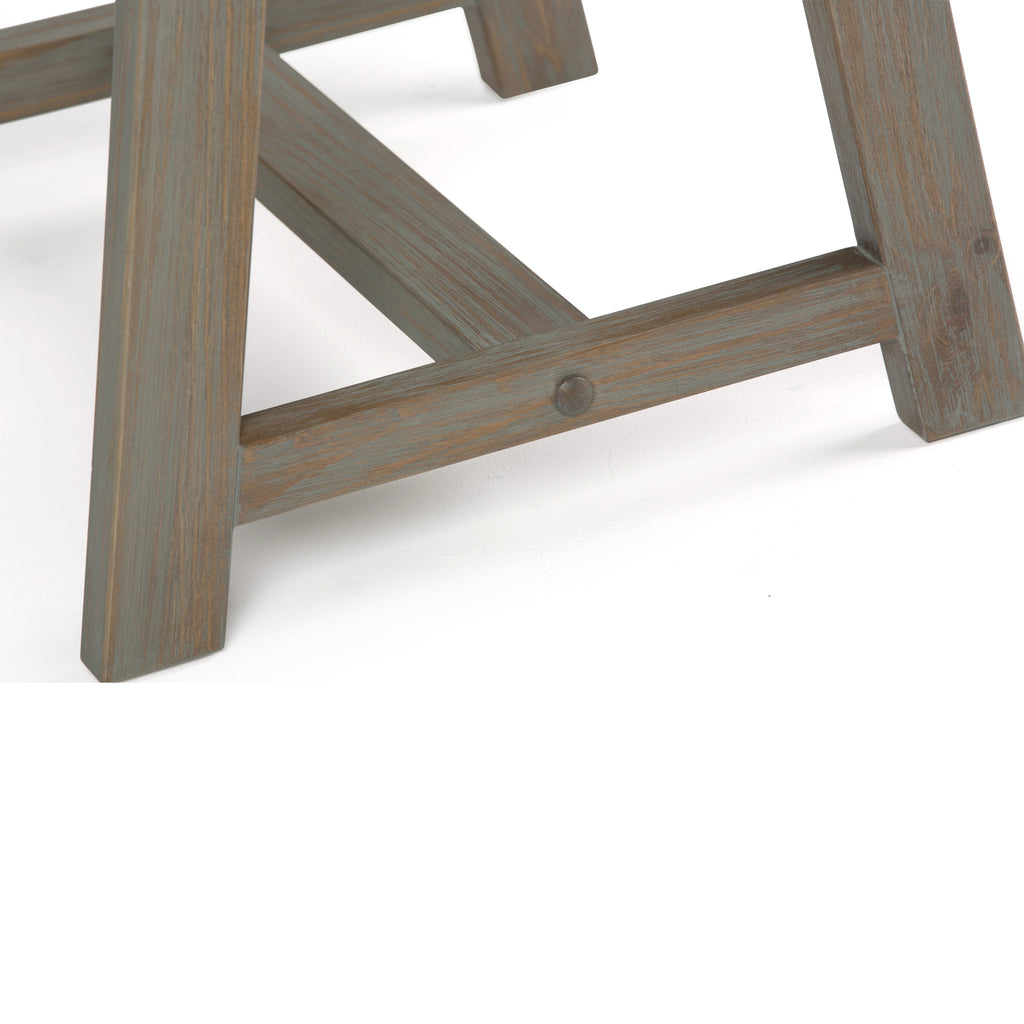 Sawhorse End Table - Distressed