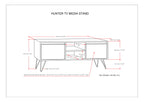 Hunter - TV Media Stand