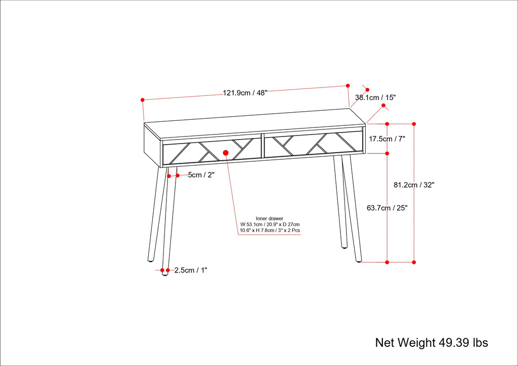 Jager Console Table