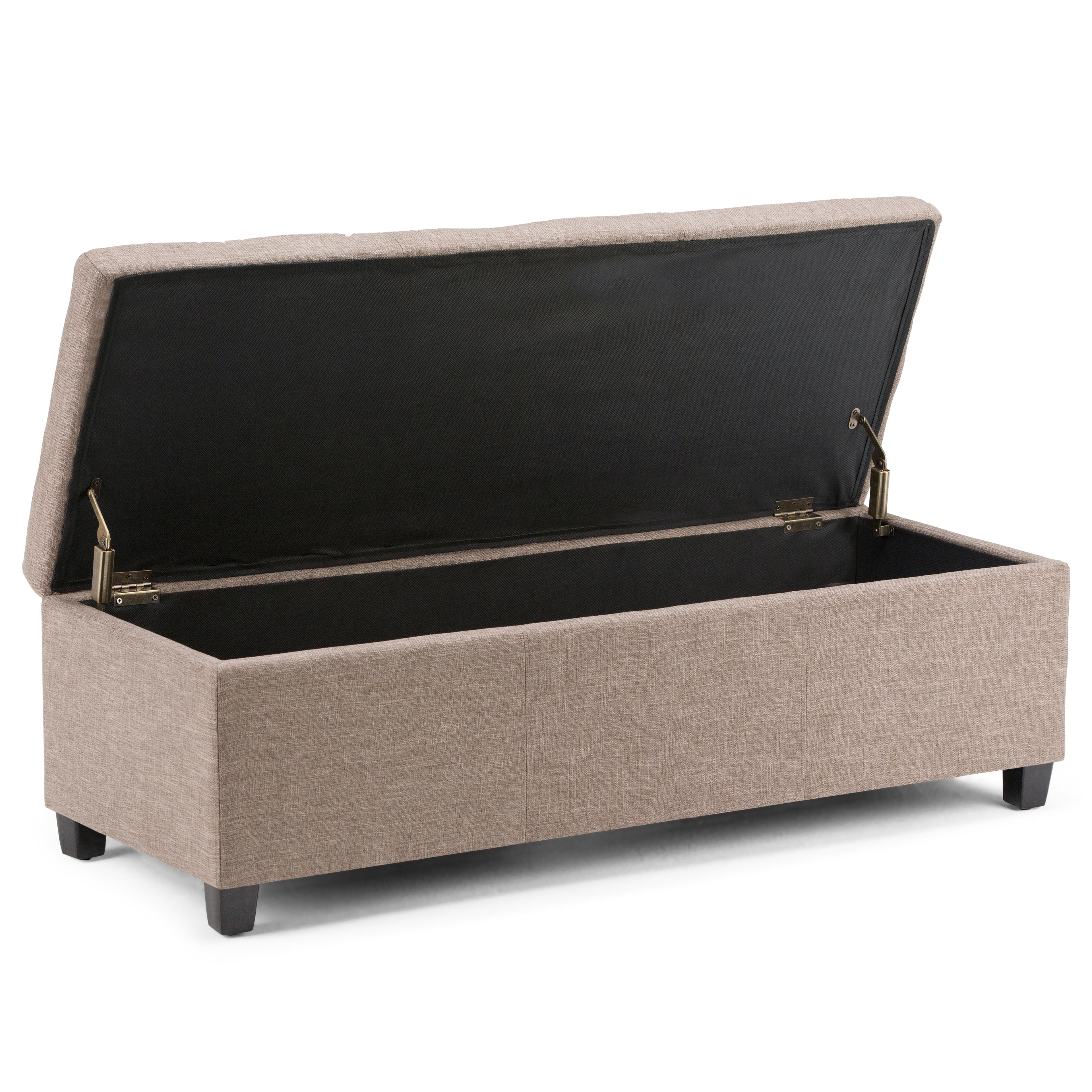 Avalon Storage Ottoman Bench - Fawn