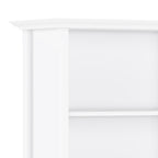 Amherst 30 Inch Solid Wood 5 Shelf Bookcase