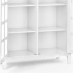 Acadian 39 Inch Wide Solid Wood Transitional Storage Cabinet