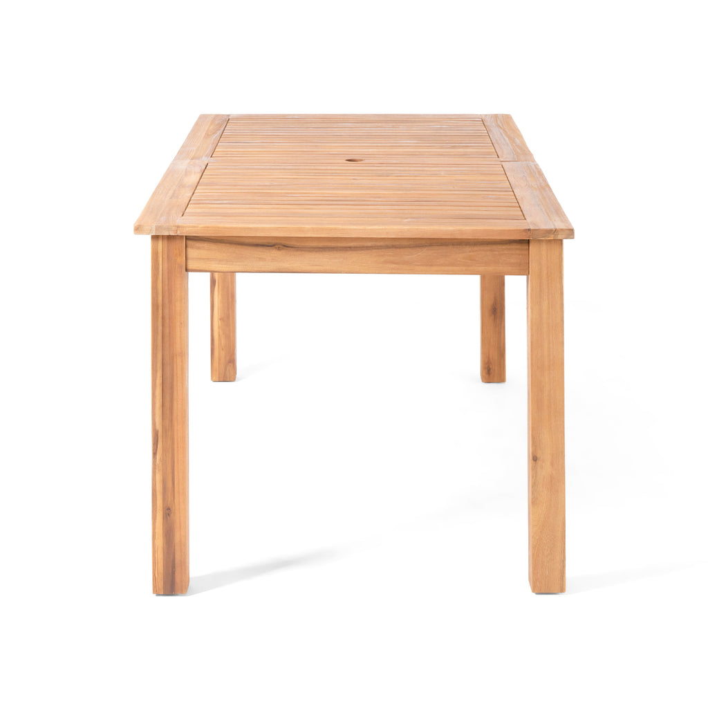 Outdoor Expandable Acacia Wood Dining Table