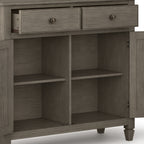 Connaught Solid Wood Entryway Storage Cabinet in Farmhouse