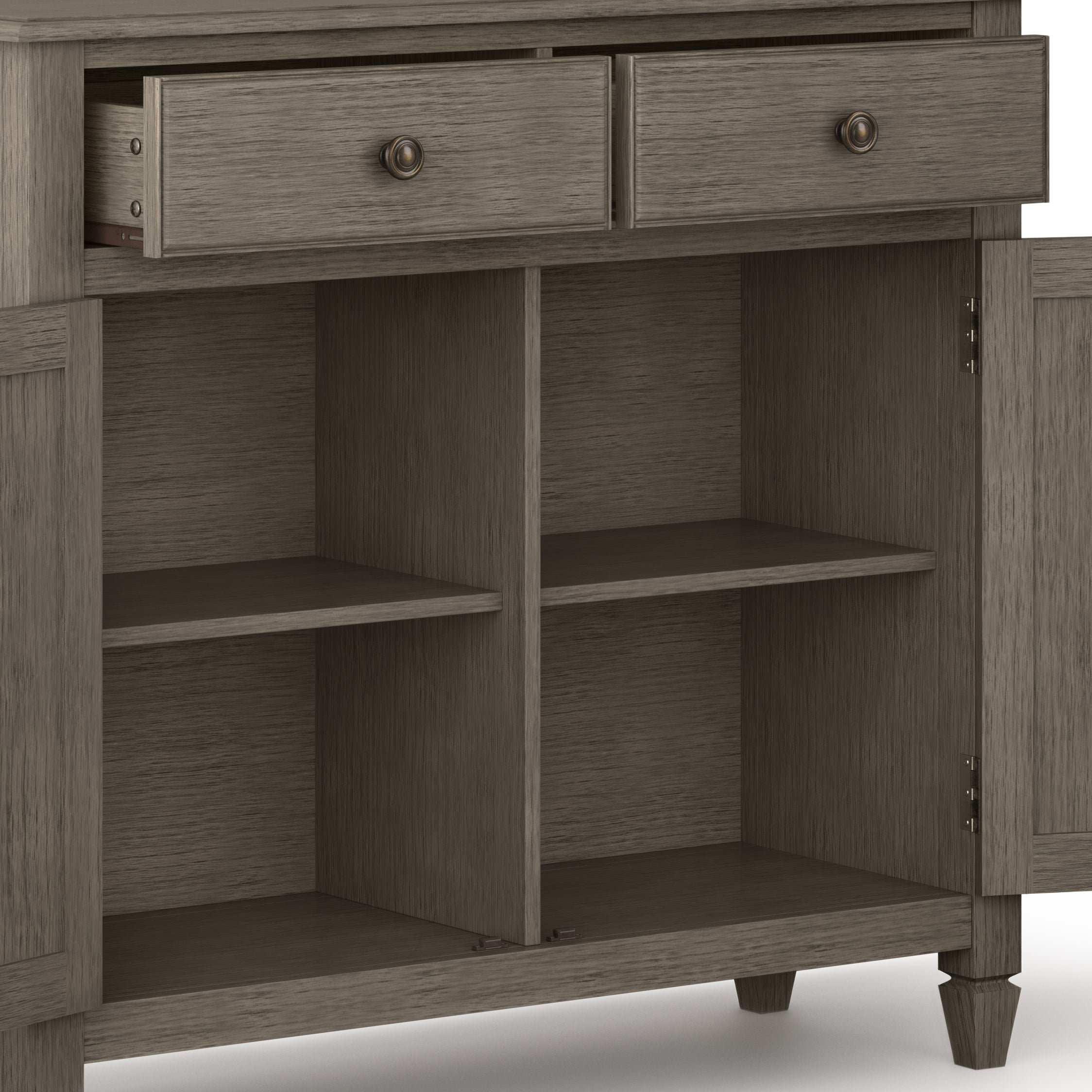 Connaught Solid Wood Entryway Storage Cabinet in Farmhouse