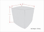 Zelma Square Woven Outdoor / Indoor Pouf