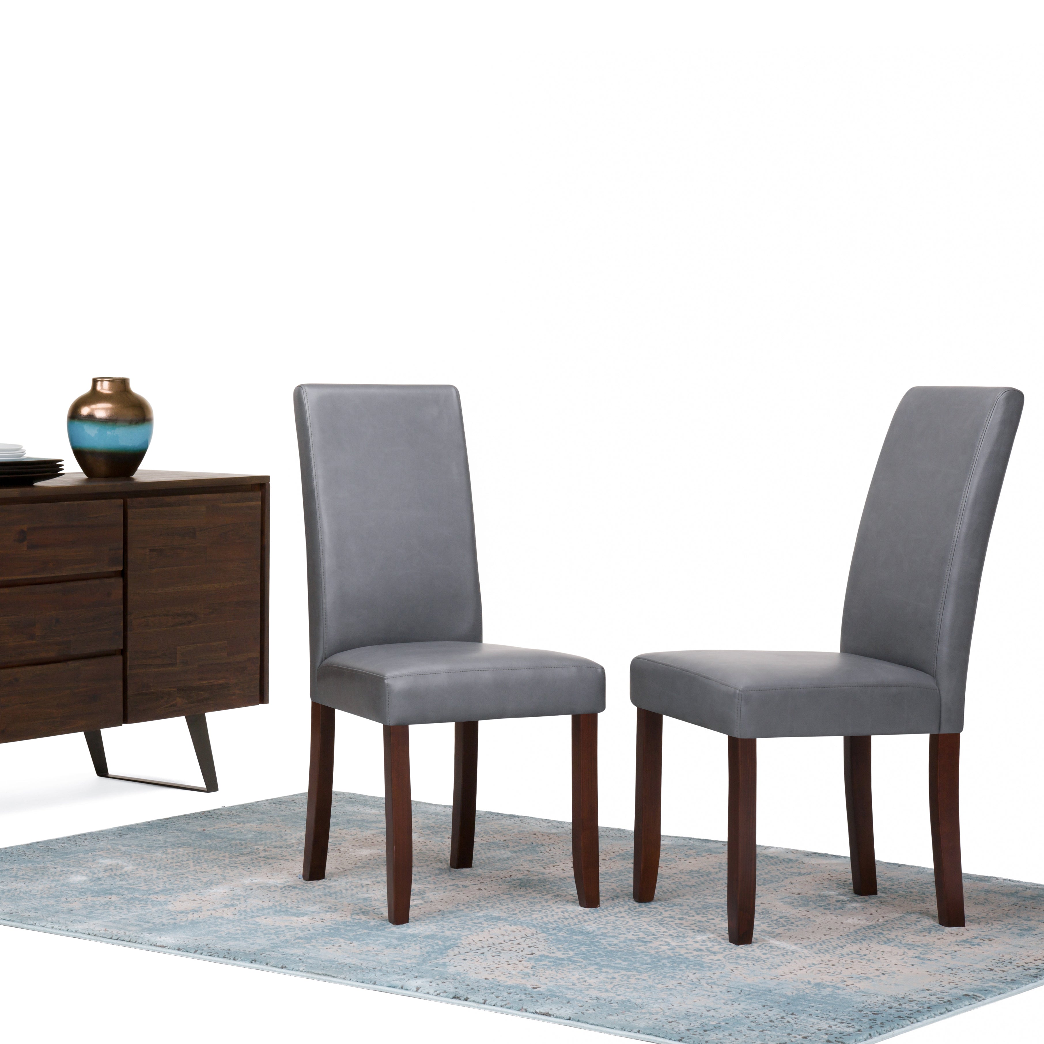 Acadian Parson Dining Chair (Set of 2) - Stone