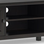 Amherst 72 Inch Wide Solid Wood Low TV Stand in Hickory