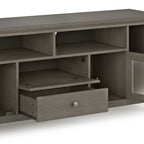 Cosmopolitan 72-Inch Wide Solid Wood TV Stand in Farmhouse