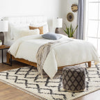 Quinipot Natural Woven Circular Moonj Grass Tapestry