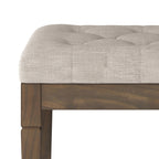 Waverly Small Tufted Ottoman Bench