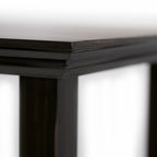 Amherst 48 Inch Wide Solid Wood Console Sofa Table in Hickory