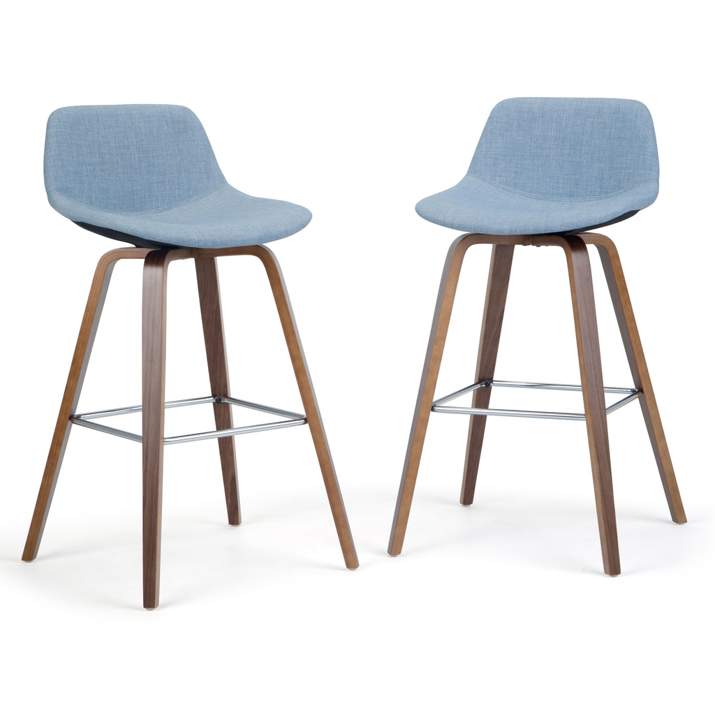 Randolph Bentwood Counter Height Stool, Set of 2, Blue