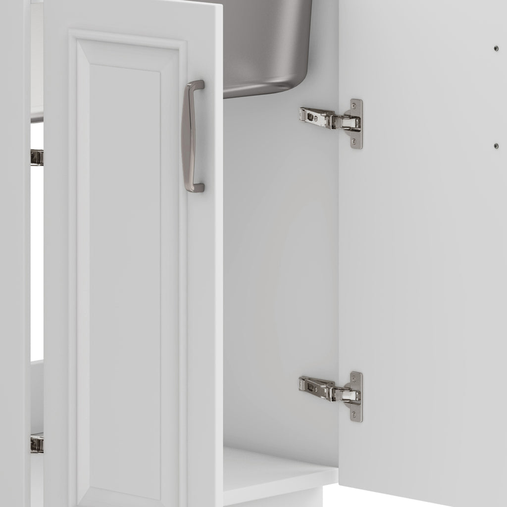 Darwin Deluxe 24" Laundry Cabinet with Pull-out Faucet and Stainless Steel Sink