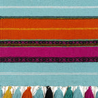 Wiri Multicolor Striped Tassel Wall Hanging - Clearance