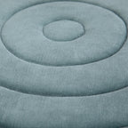 Vivienne Round Pouf - Turquoise