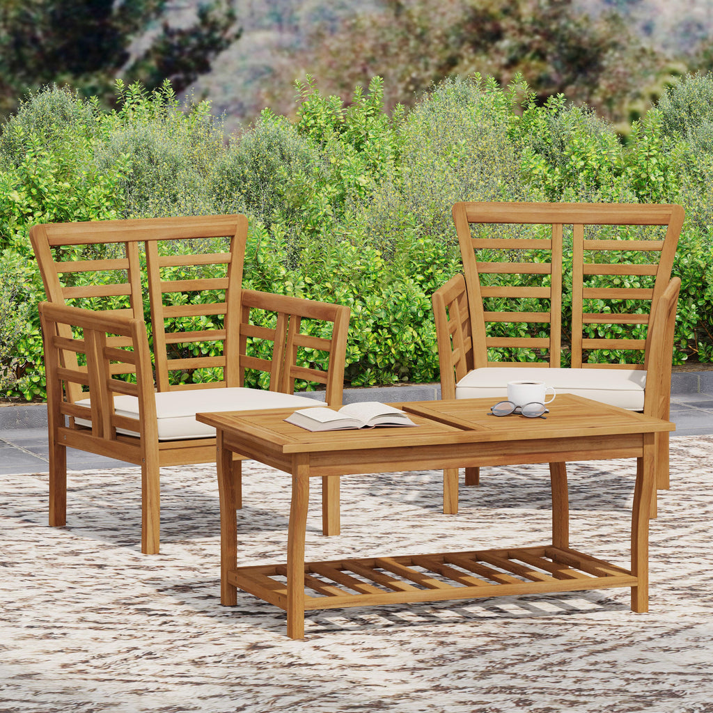 Caydon 2 Club Chairs + Table Set