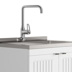 Murphy - 28" Laundry Cabinet with Faucet and Stainless Steel Sink