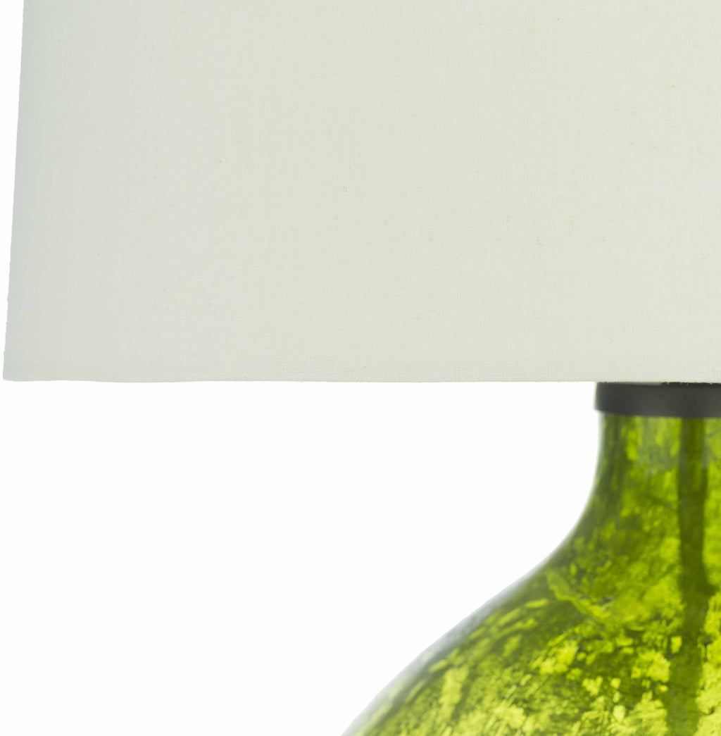 Westview Lime Green Glass Table Lamp - Clearance