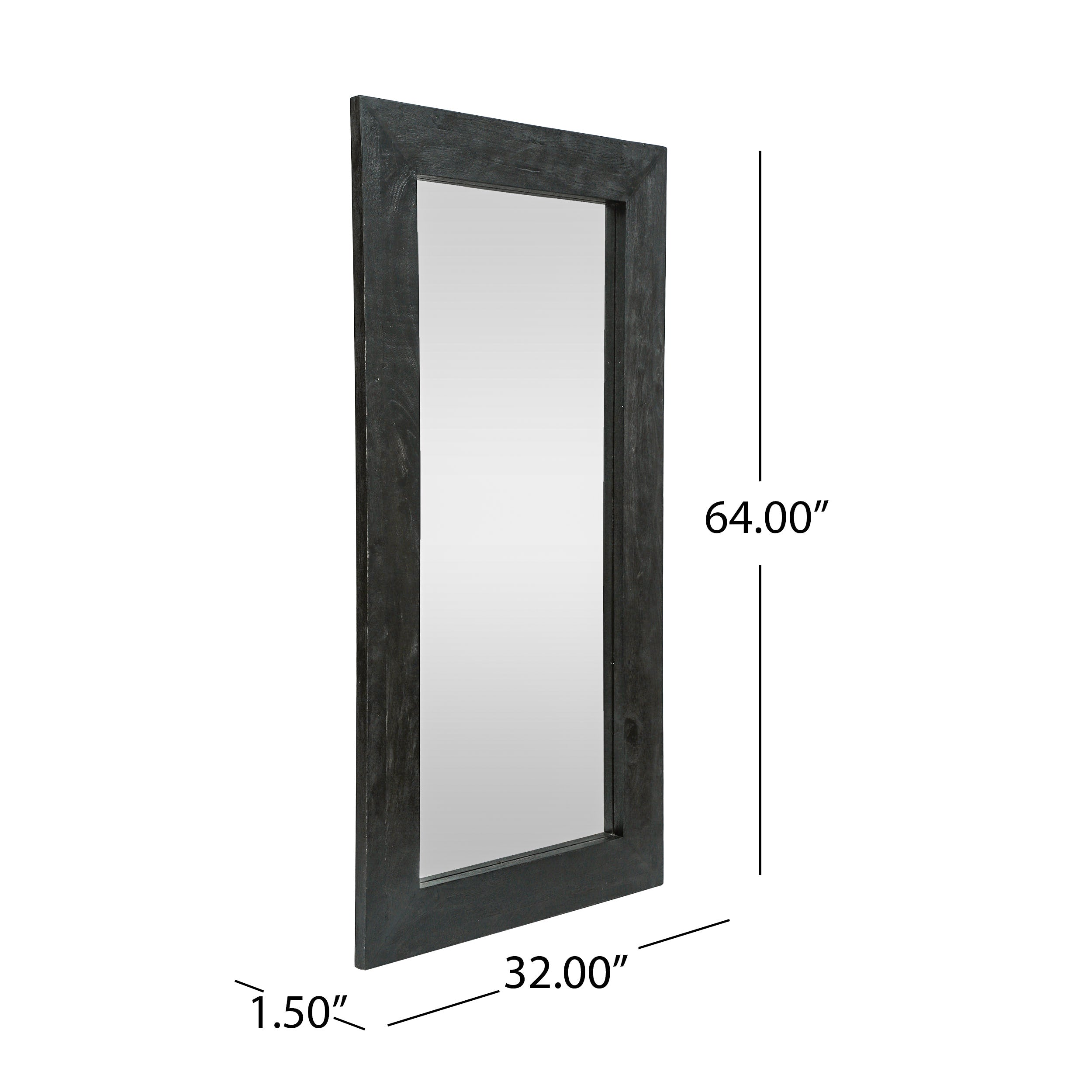 Wood Mirror - Ramsay Rustic Handcrafted Full Length Mirror