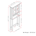 Acadian Space Saver Cabinet - Pure