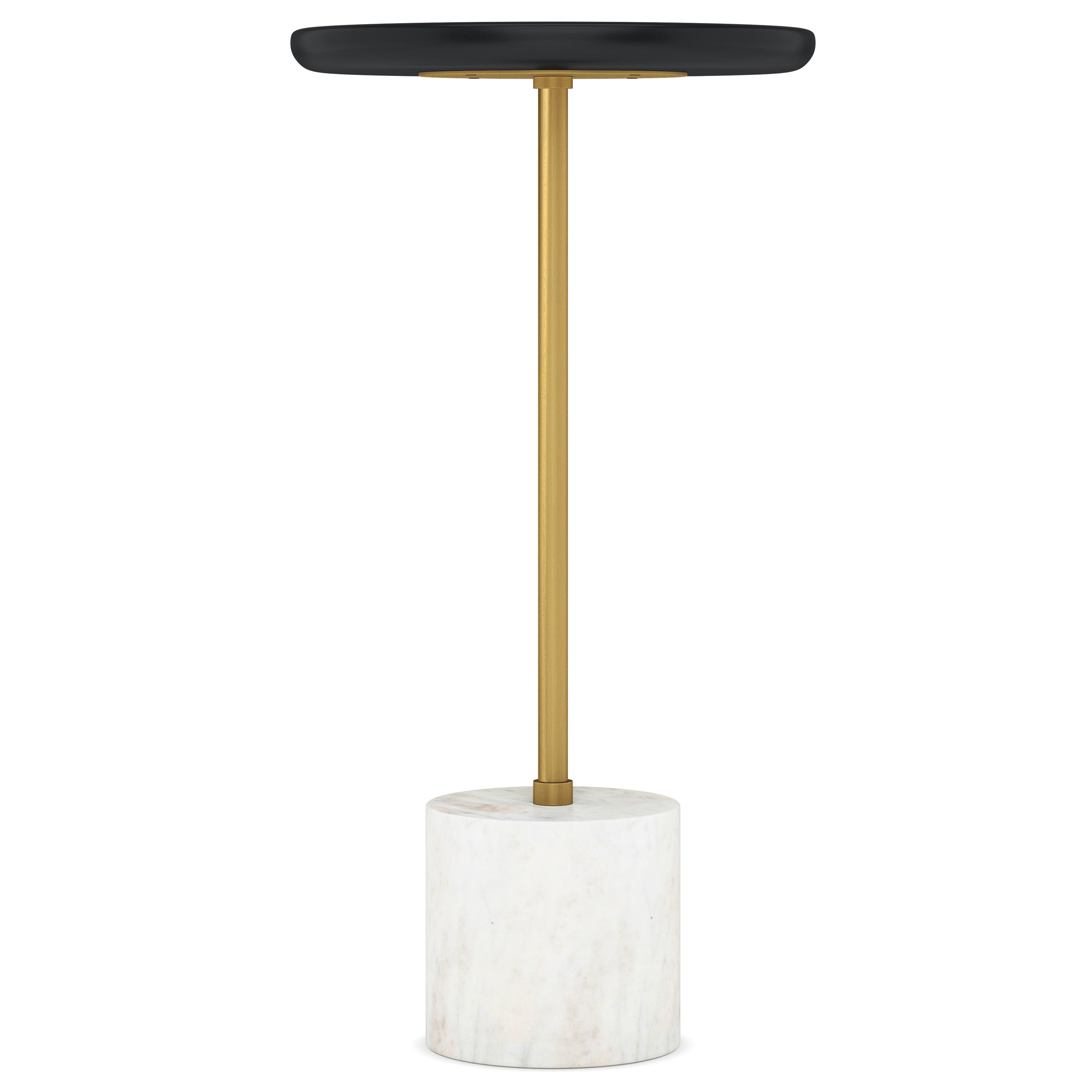 Turner 12-Inch Wide Solid Mango & Genuine Marble End Table