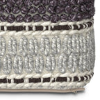 Grady Square Pouf - Magenta
