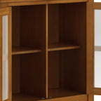 Artisan 30" Wide Solid Wood Low Storage Cabinet in Light Golden