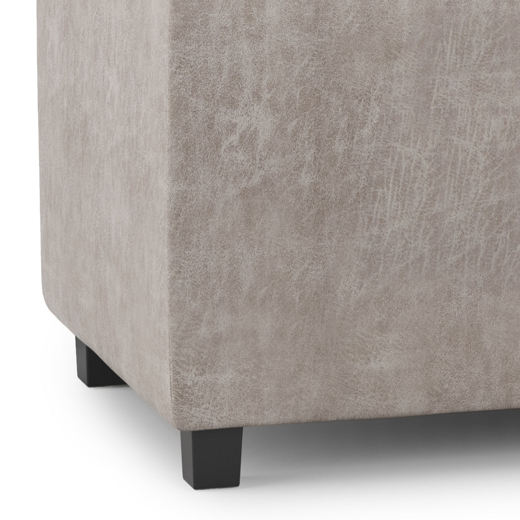 Avalon 42 Inch Wide Storage Ottoman in Distressed