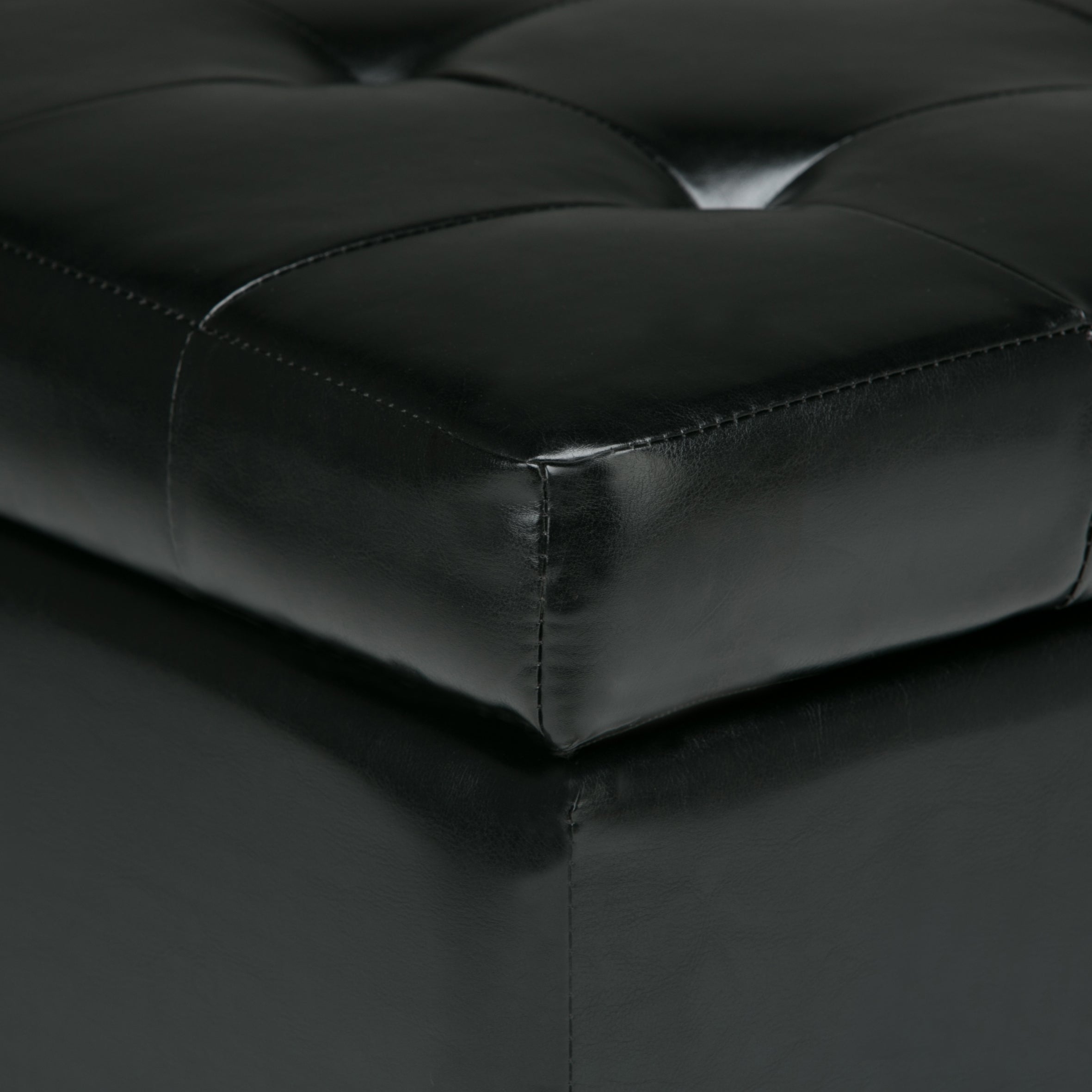 Cosmopolitan 34 Inch Wide Storage Ottoman