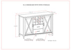 Ela - Sideboard with Wine Storage - Smoky