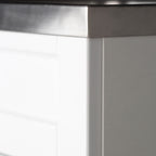 Hennessy Deluxe 24" Laundry Cabinet with Faucet and Stainless Steel Sink