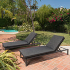 Navan Chaise Lounge - Dark Gray