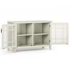 Connaught 46 Inch Wide Solid Wood Low Storage Cabinet in Antique