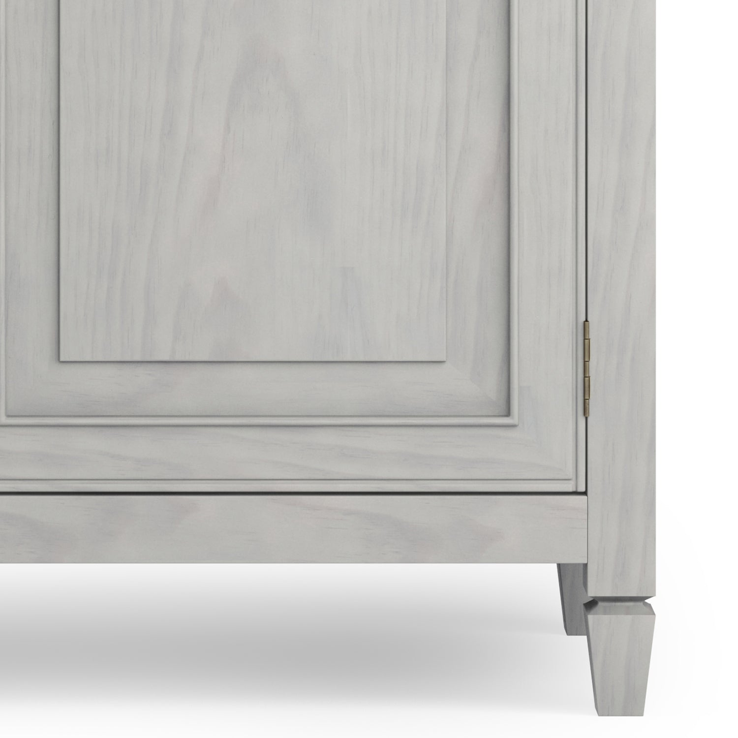 Connaught Solid Wood Entryway Storage Cabinet in Fog
