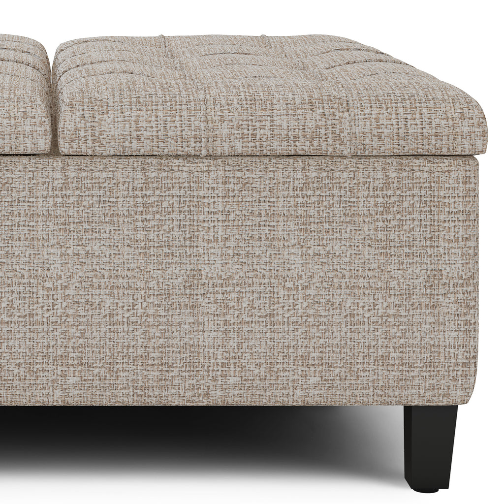 Harrison 36 Inch Wide Coffee Table Storage Ottoman