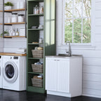 Murphy - 28" Laundry Cabinet with Faucet and Stainless Steel Sink