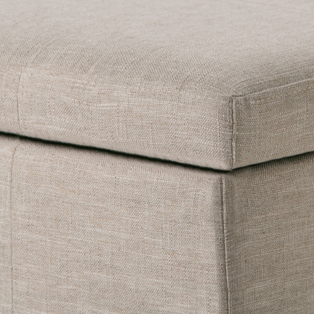 Kingsley 48 Inch Wide Large Storage Ottoman