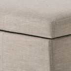 Kingsley 48 Inch Wide Large Storage Ottoman
