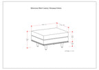 Morrison Ottoman in Mist