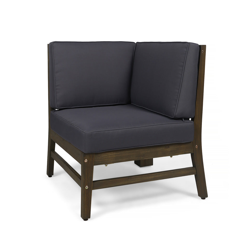 Perla Corner Chair, Dark