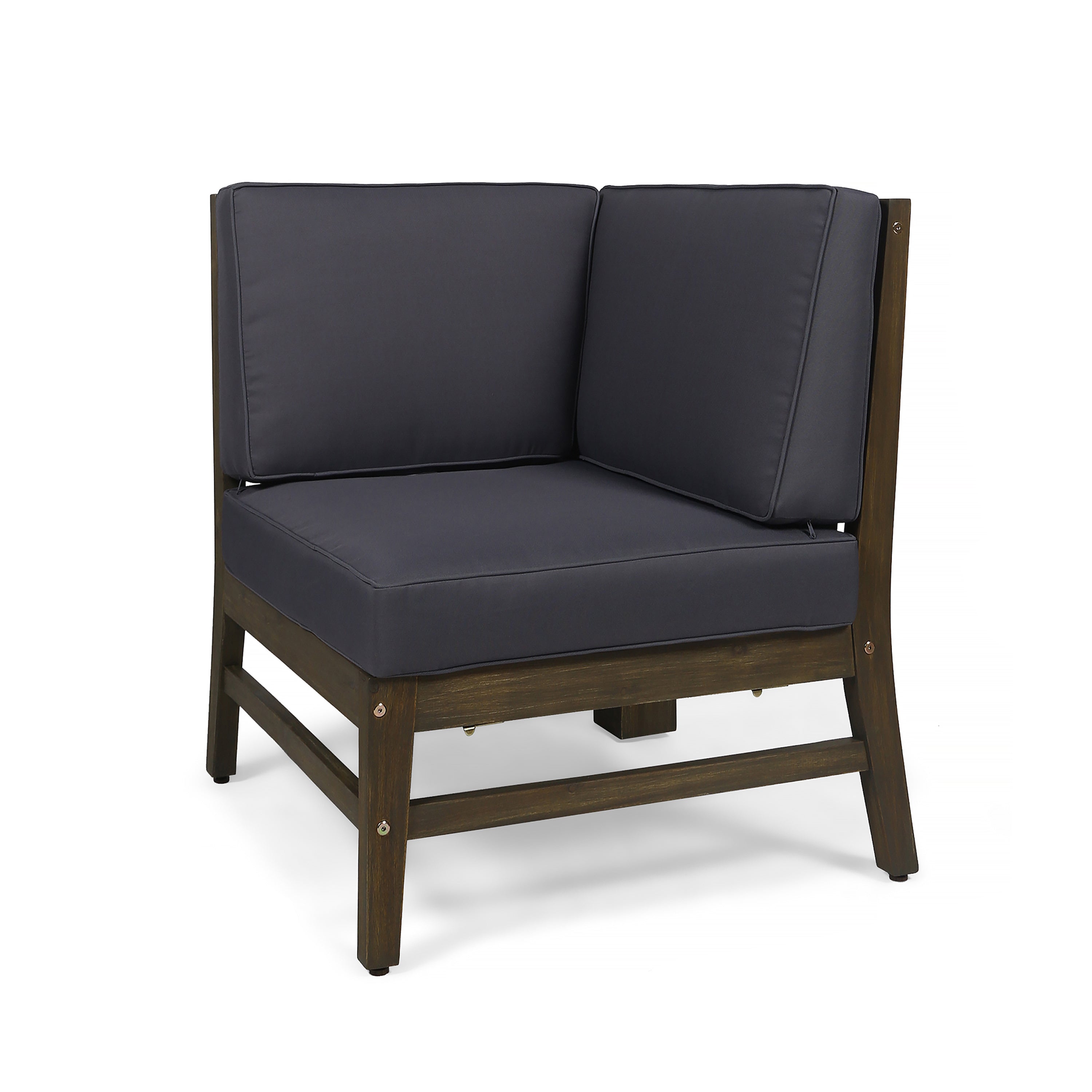 Perla Corner Chair, Dark