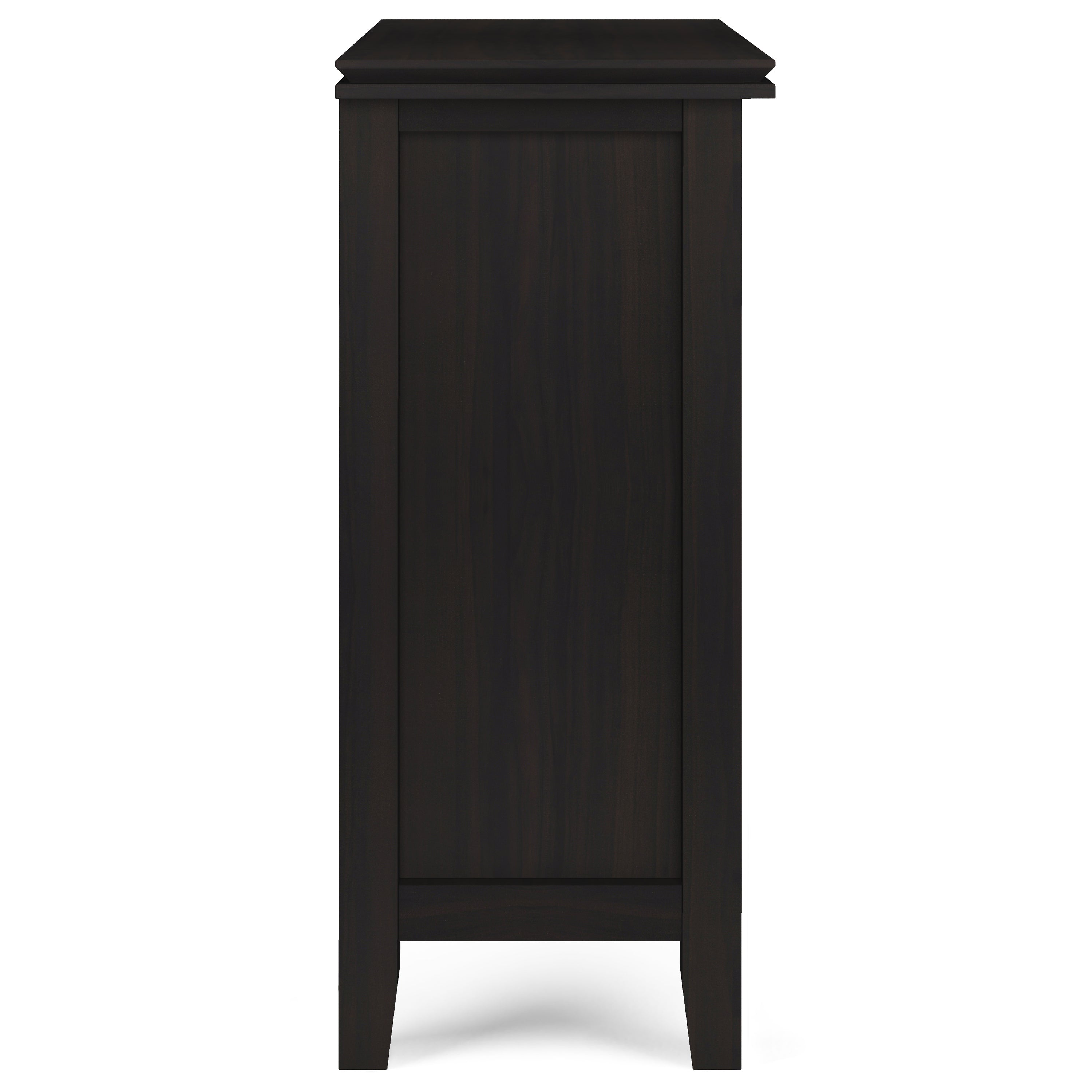 Artisan 30 Inch Wide Solid Wood Low Storage Cabinet in Hickory