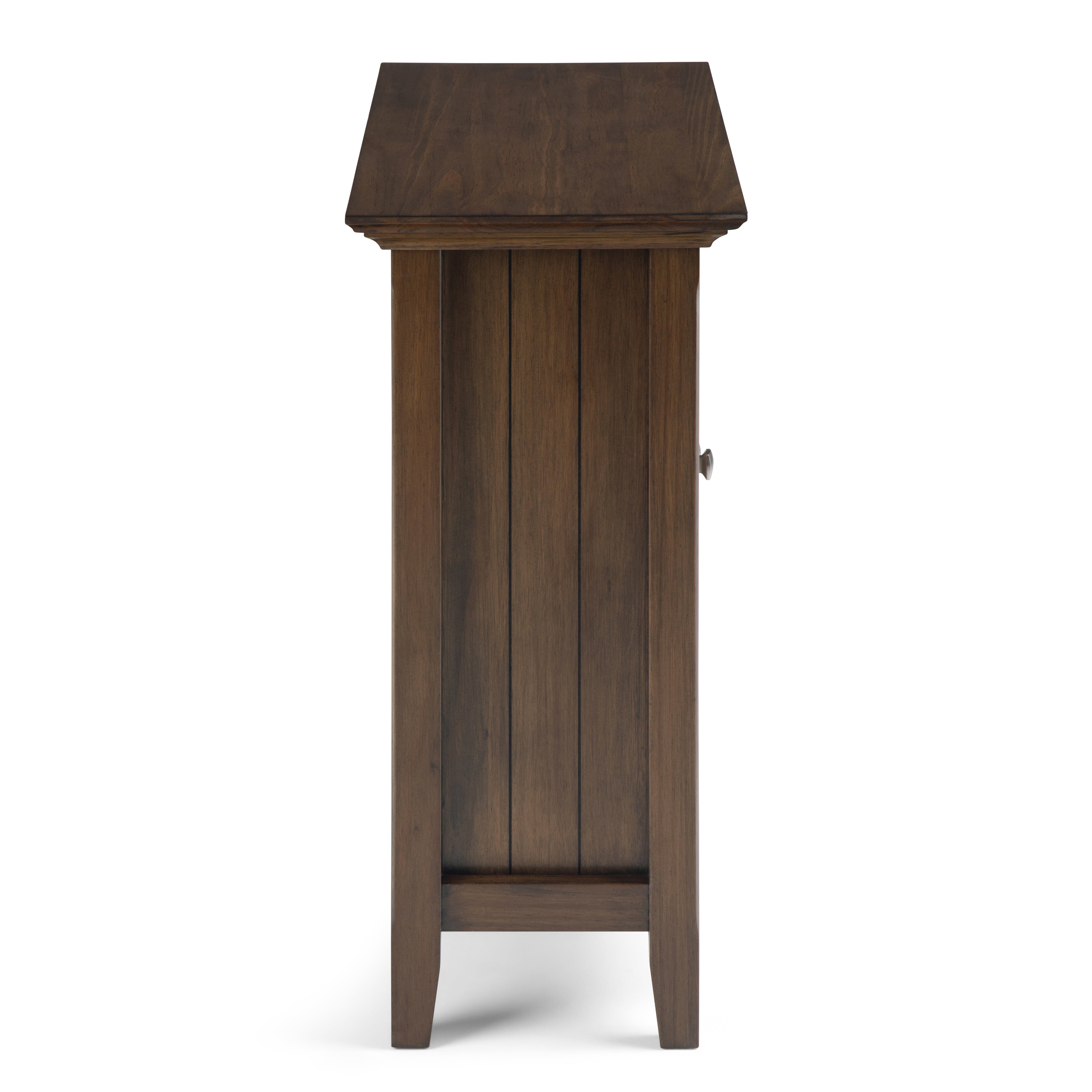 Bedford 32 Inch Wide Solid Wood Low Storage Media Cabinet