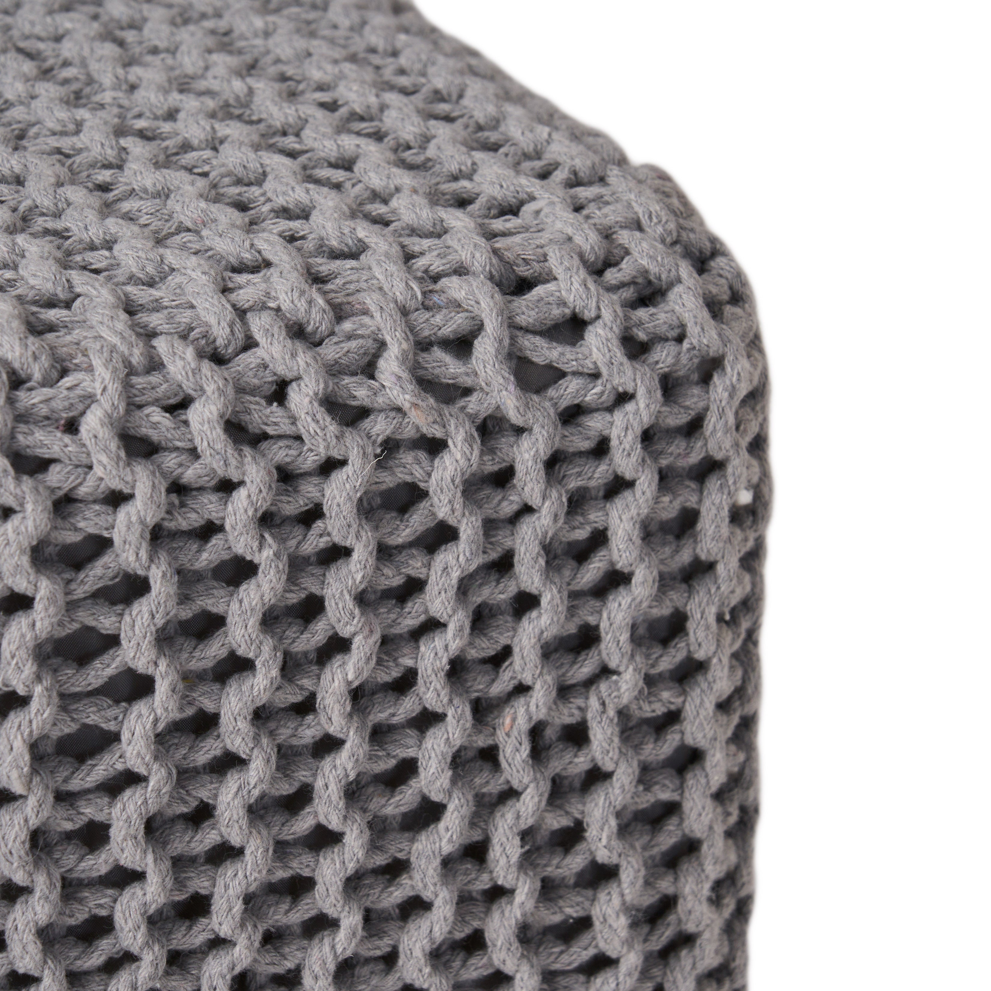 Knitted Foot Stool