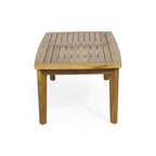 Outdoor Acacia Wood Rectangular Patio Coffee Table